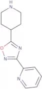 2-[5-(Piperidin-4-yl)-1,2,4-oxadiazol-3-yl]pyridine