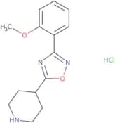 4-[3-(2-Methoxyphenyl)-1,2,4-oxadiazol-5-yl]piperidine hydrochloride