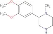 2-(3,4-Dimethoxyphenyl)-1-methylpiperazine
