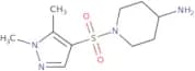 1-[(1,5-Dimethyl-1H-pyrazol-4-yl)sulfonyl]piperidin-4-amine