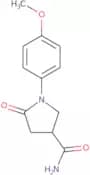 1-(4-Methoxyphenyl)-5-oxopyrrolidine-3-carboxamide
