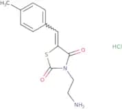 3-(2-Aminoethyl)-5-[(4-methylphenyl)methylidene]-1,3-thiazolidine-2,4-dione hydrochloride