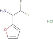(1R)-2,2-Difluoro-1-(furan-2-yl)ethan-1-amine hydrochloride