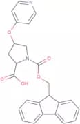 (2S,4S)-1-{[(9H-Fluoren-9-yl)methoxy]carbonyl}-4-(pyridin-4-yloxy)pyrrolidine-2-carboxylic acid