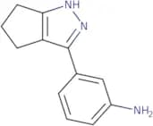 3-{1H,4H,5H,6H-Cyclopenta[C]pyrazol-3-yl}aniline