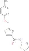 N-(4,5-Dihydro-1,3-thiazol-2-yl)-2-(4-methylphenoxymethyl)-1,3-thiazole-4-carboxamide