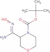 tert-Butyl 3-(N-hydroxycarbamimidoyl)morpholine-4-carboxylate