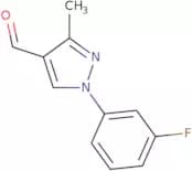1-(3-Fluorophenyl)-3-methyl-1H-pyrazole-4-carbaldehyde