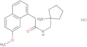 N-[(1-Aminocyclopentyl)methyl]-2-(7-methoxynaphthalen-1-yl)acetamide hydrochloride