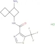 N-{3-Aminospiro[3.3]heptan-1-yl}-5-(trifluoromethyl)-1,3-thiazole-4-carboxamide hydrochloride