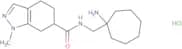 N-[(1-Aminocycloheptyl)methyl]-1-methyl-4,5,6,7-tetrahydro-1H-indazole-6-carboxamide hydrochloride
