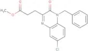 Methyl 3-(4-benzyl-7-chloro-3-oxo-3,4-dihydroquinoxalin-2-yl)propanoate
