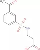 3-(3-Acetylbenzenesulfonamido)propanoic acid