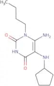 6-Amino-1-butyl-5-(cyclopentylamino)pyrimidine-2,4(1H,3H)-dione
