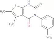 5,6-Dimethyl-3-(3-methylphenyl)-2-sulfanyl-3H,4H-thieno[2,3-d]pyrimidin-4-one