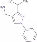 [1-Phenyl-3-(propan-2-yl)-1H-pyrazol-4-yl]methanamine