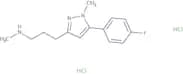 {3-[5-(4-Fluorophenyl)-1-methyl-1H-pyrazol-3-yl]propyl}(methyl)amine dihydrochloride