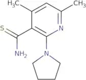 4,6-Dimethyl-2-(pyrrolidin-1-yl)pyridine-3-carbothioamide
