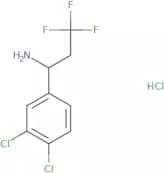 1-(3,4-Dichlorophenyl)-3,3,3-trifluoropropan-1-amine hydrochloride