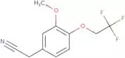 2-[3-Methoxy-4-(2,2,2-trifluoroethoxy)phenyl]acetonitrile