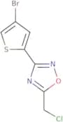 3-(4-Bromothiophen-2-yl)-5-(chloromethyl)-1,2,4-oxadiazole