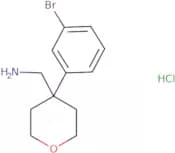 [4-(3-Bromophenyl)oxan-4-yl]methanaminehydrochloride