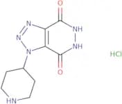 1-(Piperidin-4-yl)-1H,4H,5H,6H,7H-[1,2,3]triazolo[4,5-d]pyridazine-4,7-dione hydrochloride