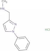 Methyl[(1-phenyl-1H-pyrazol-3-yl)methyl]amine hydrochloride