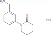 1-[3-(Aminomethyl)phenyl]piperidin-2-one hydrochloride