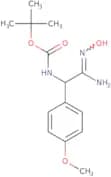 tert-Butyl N-[(N'-hydroxycarbamimidoyl)(4-methoxyphenyl)methyl]carbamate