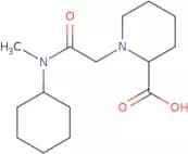 1-{[Cyclohexyl(methyl)carbamoyl]methyl}piperidine-2-carboxylic acid
