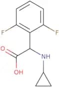 2-(Cyclopropylamino)-2-(2,6-difluorophenyl)acetic acid