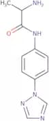 2-Amino-N-[4-(1H-1,2,4-triazol-1-yl)phenyl]propanamide
