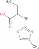 2-[(4-Methyl-1,3-thiazol-2-yl)amino]butanoic acid