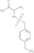 2-{[4-(Aminomethyl)phenyl]methanesulfonamido}propanamide
