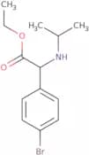 Ethyl 2-(4-bromophenyl)-2-[(propan-2-yl)amino]acetate