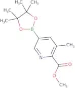 2-Methoxycarbonyl-3-methylpyridine-5-boronic acid pinacol ester