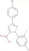 3-(4-Bromophenyl)-1-(2,4-difluorophenyl)-1H-pyrazole-5-carboxylic acid