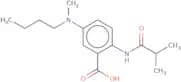 5-[Butyl(methyl)amino]-2-(2-methylpropanamido)benzoic acid