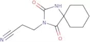 3-{2,4-Dioxo-1,3-diazaspiro[4.5]decan-3-yl}propanenitrile