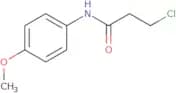 3-Chloro-N-(4-methoxyphenyl)propanamide