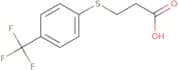 3-{[4-(Trifluoromethyl)phenyl]sulfanyl}propanoic acid