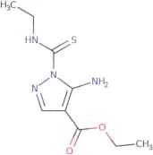 Ethyl 5-amino-1-(ethylcarbamothioyl)-1H-pyrazole-4-carboxylate
