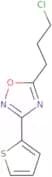 5-(3-Chloropropyl)-3-(thiophen-2-yl)-1,2,4-oxadiazole