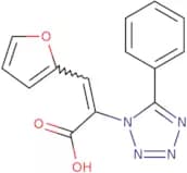 3-(Furan-2-yl)-2-(5-phenyl-1H-1,2,3,4-tetrazol-1-yl)prop-2-enoic acid