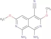 1,8-Diamino-3,6-dimethoxy-2,7-naphthyridine-4-carbonitrile
