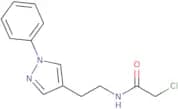 2-Chloro-N-[2-(1-phenyl-1H-pyrazol-4-yl)ethyl]acetamide
