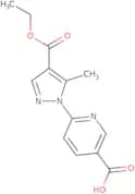 6-[4-(Ethoxycarbonyl)-5-methyl-1H-pyrazol-1-yl]pyridine-3-carboxylic acid