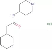 2-Cyclohexyl-N-(piperidin-4-yl)acetamide hydrochloride