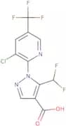 1-[3-Chloro-5-(trifluoromethyl)pyridin-2-yl]-5-(difluoromethyl)-1H-pyrazole-4-carboxylic acid